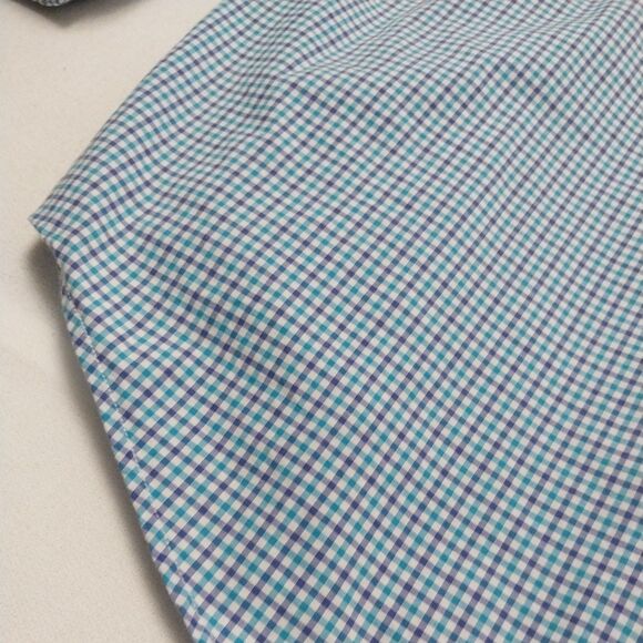 Ralph Lauren Button Down Shirt Long Sleeve Blue Check Men's XXL - Picture 16 of 16